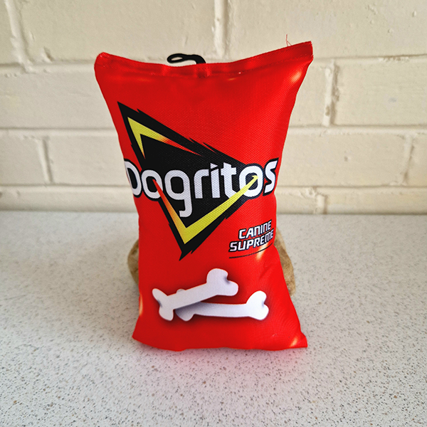 Snack Crinkle Dog Toy