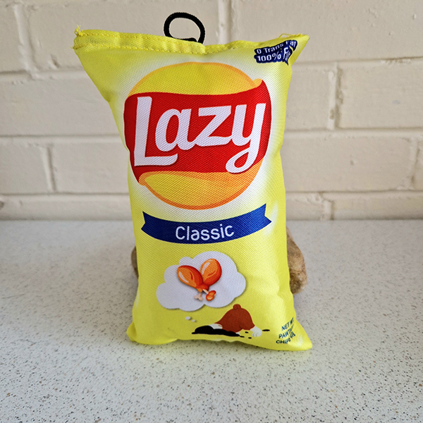 Snack Crinkle Dog Toy