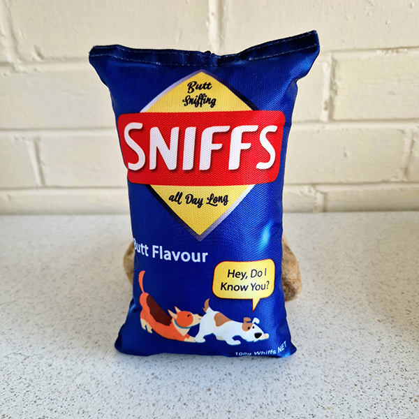 Snack Crinkle Dog Toy