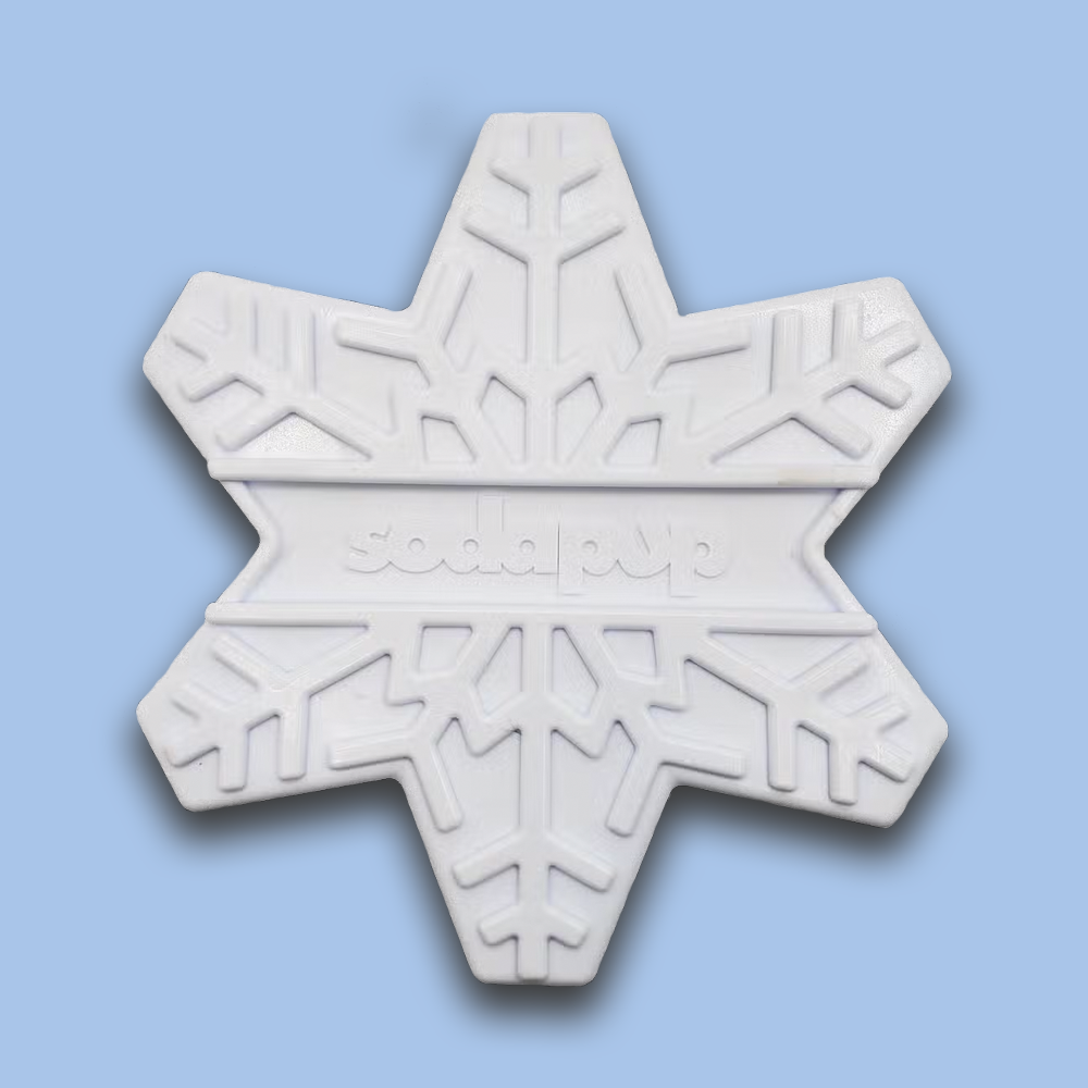 Snowflake Ultra Durable Dog Chew Toy- SodaPup