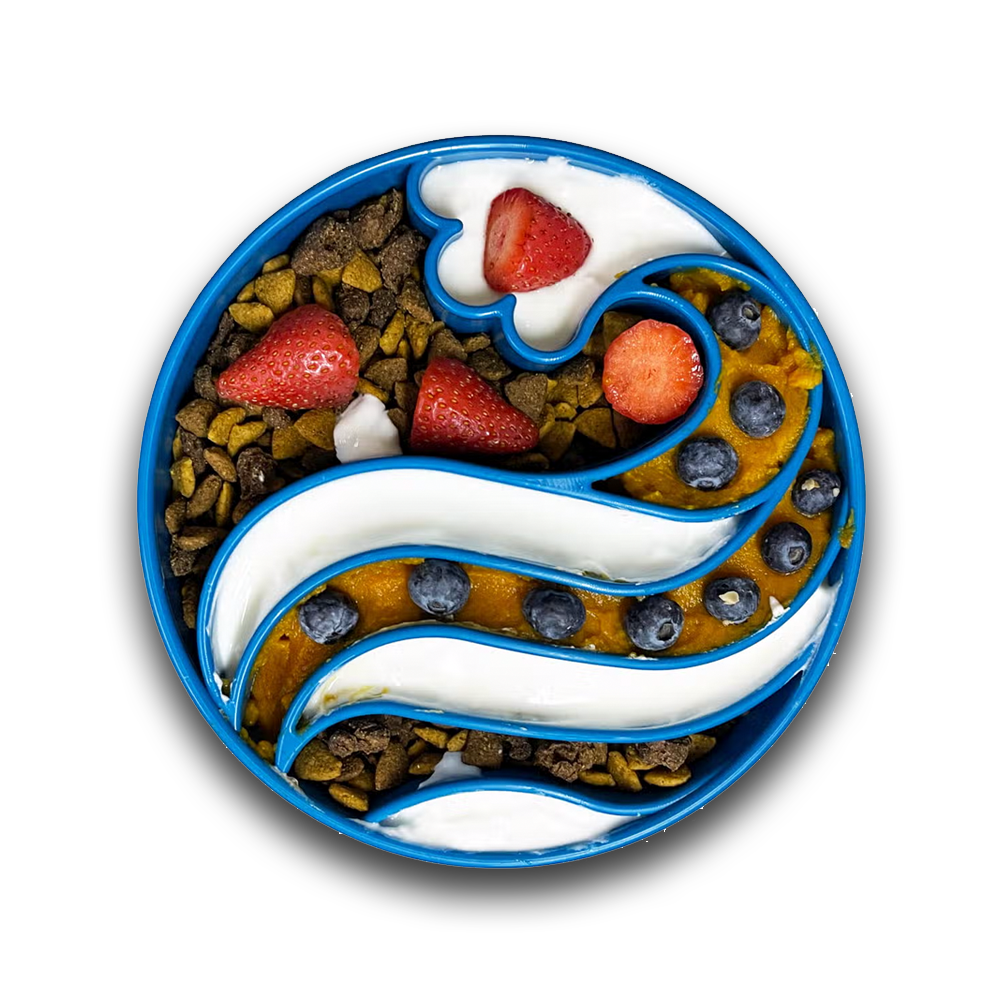 Wave eBowl Enrichment Slow Feeder Bowl - SodaPup