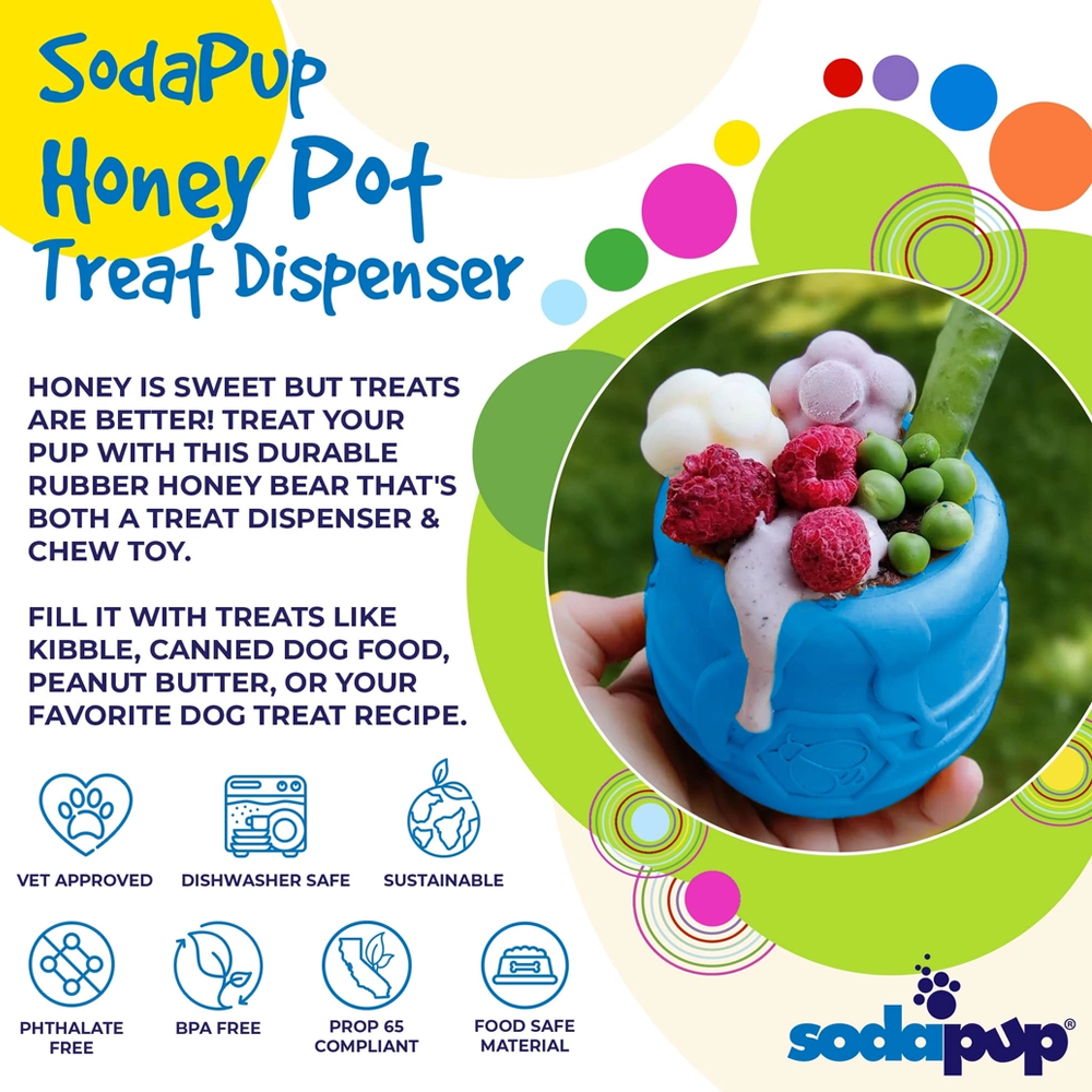 Pup-X Honey Pot Treat Dispenser - SodaPup