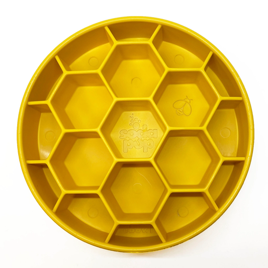 Honeycomb eBowl Enrichment Slow Feeder Bowl - SodaPup