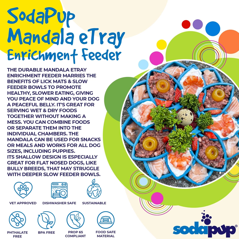 Mandala Enrichment Tray For Dogs - SodaPup