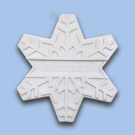 Snowflake Ultra Durable Dog Chew Toy- SodaPup